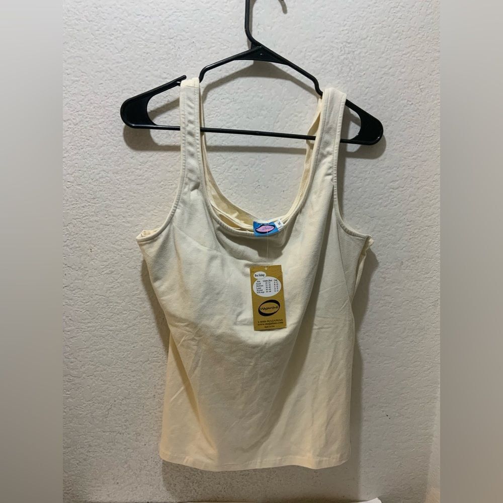 MAJAMAS Maternity Tank Top Cami XL - cream